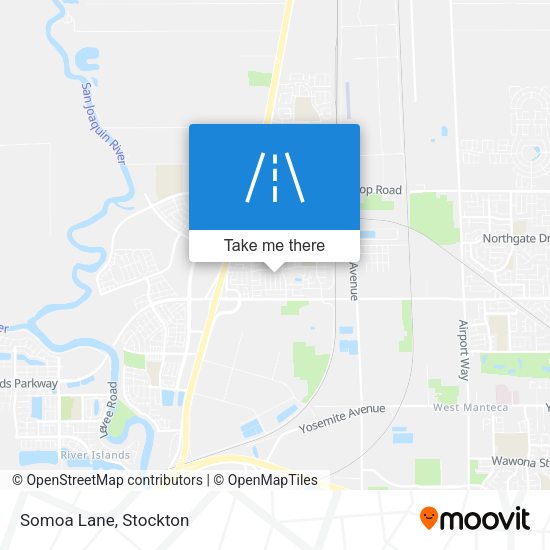 Mapa de Somoa Lane
