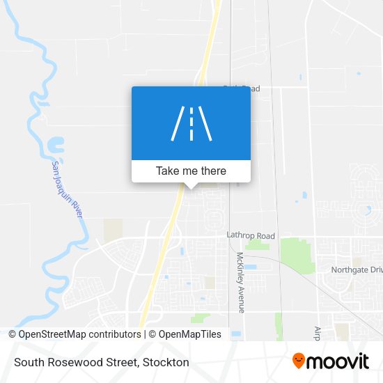 South Rosewood Street map