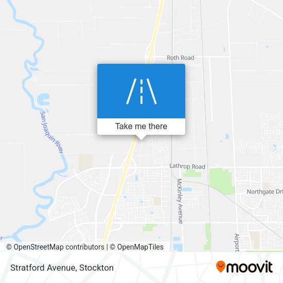 Stratford Avenue map