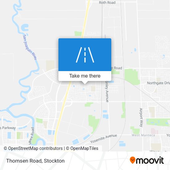 Mapa de Thomsen Road