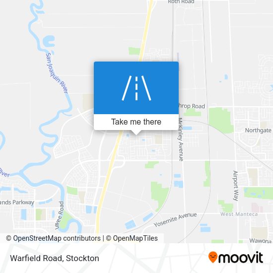 Mapa de Warfield Road