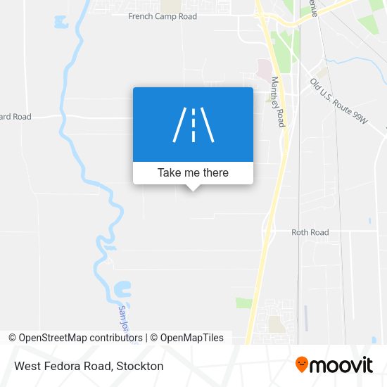 Mapa de West Fedora Road