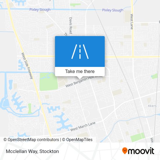 Mapa de Mcclellan Way