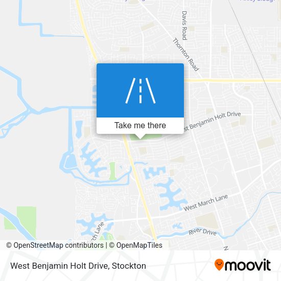 West Benjamin Holt Drive map