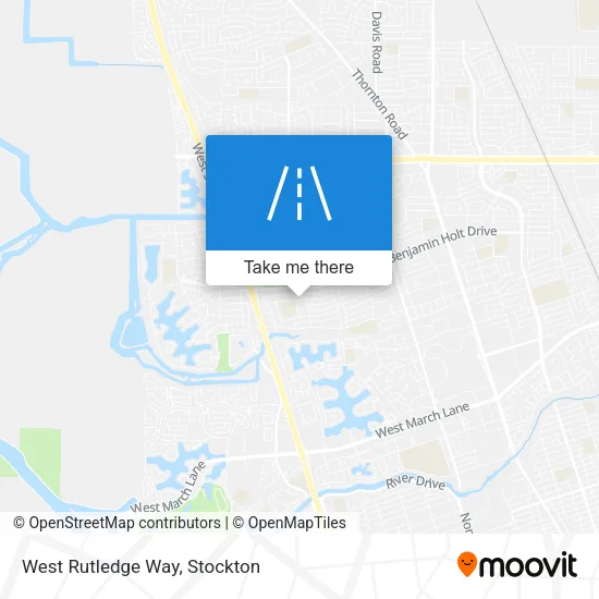 Mapa de West Rutledge Way