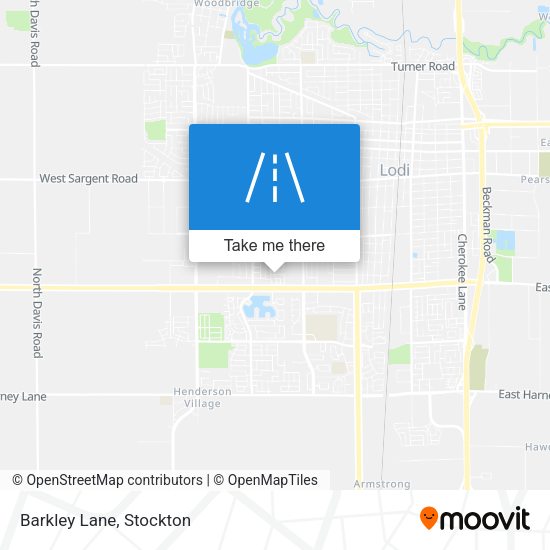 Mapa de Barkley Lane