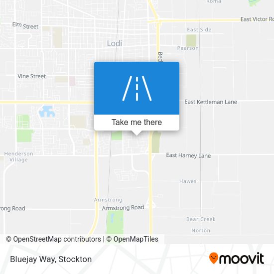 Mapa de Bluejay Way