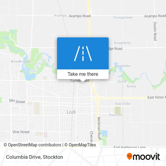Mapa de Columbia Drive