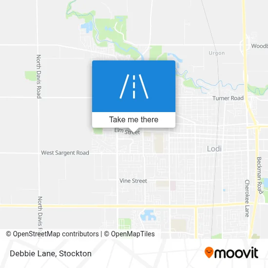 Debbie Lane map