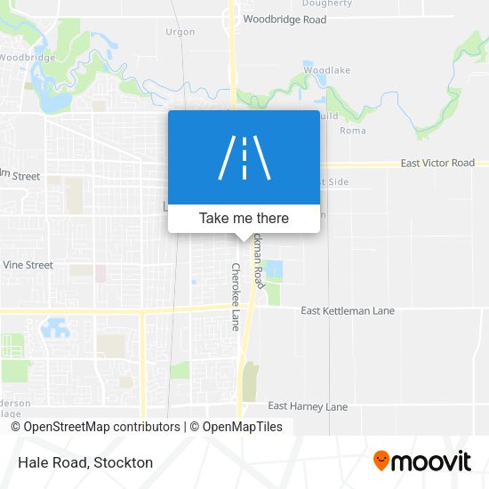Mapa de Hale Road