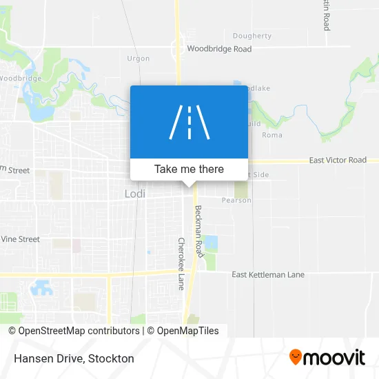 Hansen Drive map