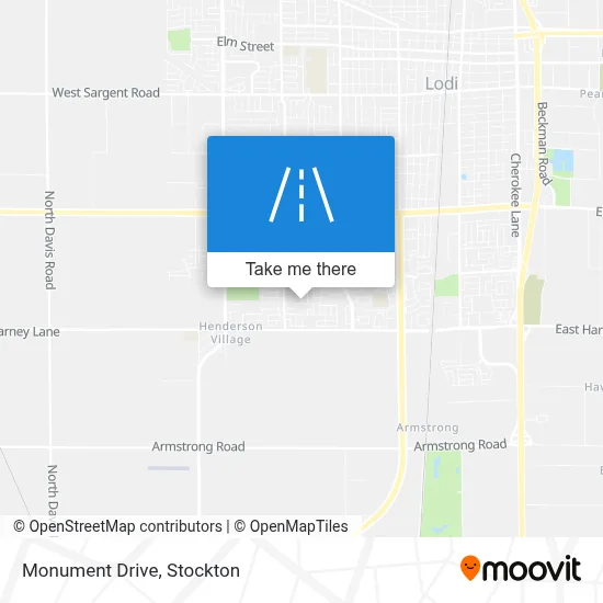 Monument Drive map