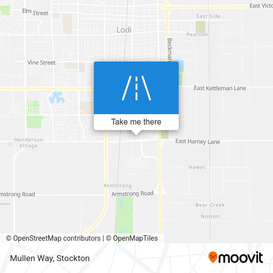Mapa de Mullen Way