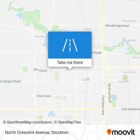 North Crescent Avenue map
