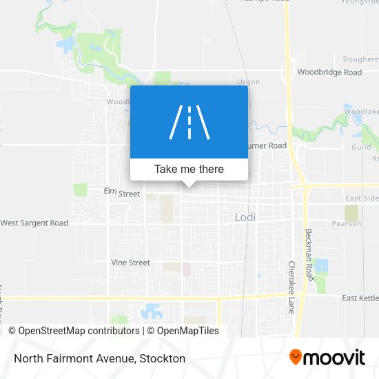 North Fairmont Avenue map