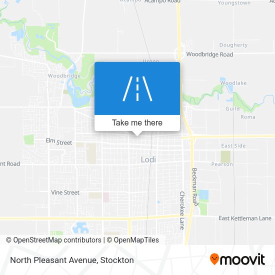 Mapa de North Pleasant Avenue