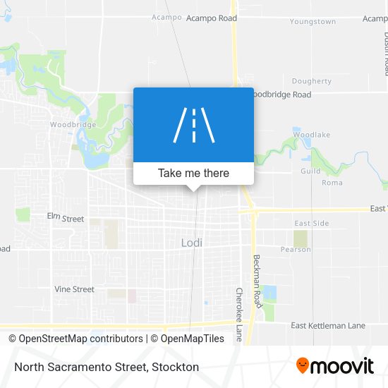 North Sacramento Street map