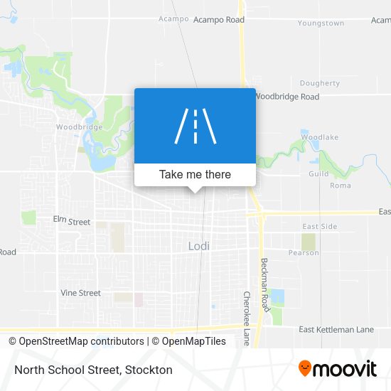 Mapa de North School Street