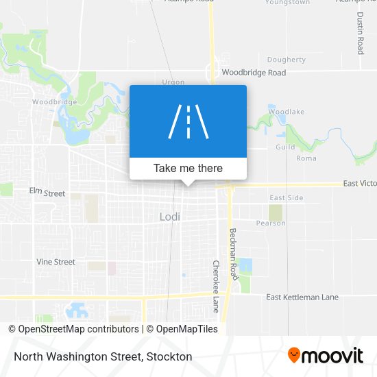 Mapa de North Washington Street
