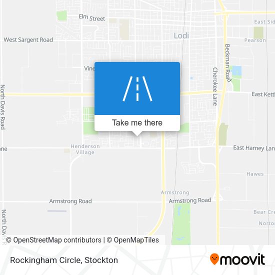 Mapa de Rockingham Circle