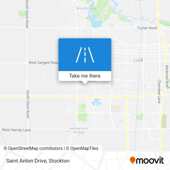 Saint Anton Drive map