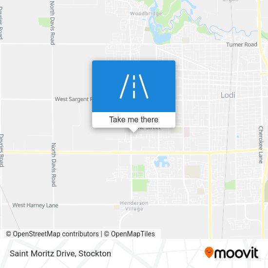 Saint Moritz Drive map
