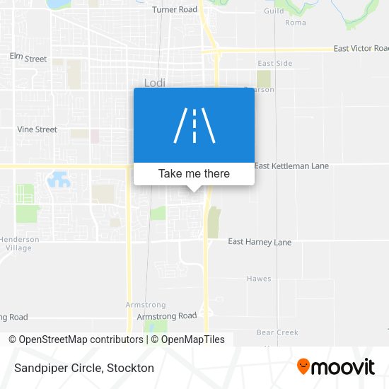 Mapa de Sandpiper Circle