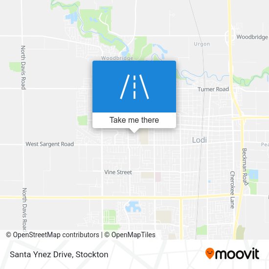 Santa Ynez Drive map