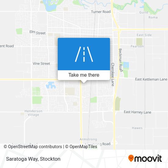Mapa de Saratoga Way