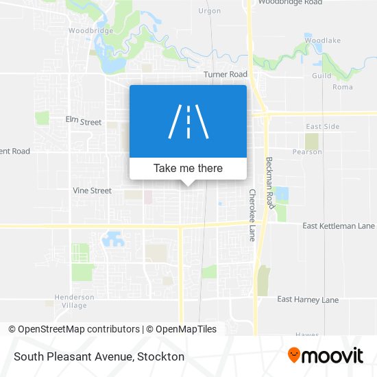 South Pleasant Avenue map