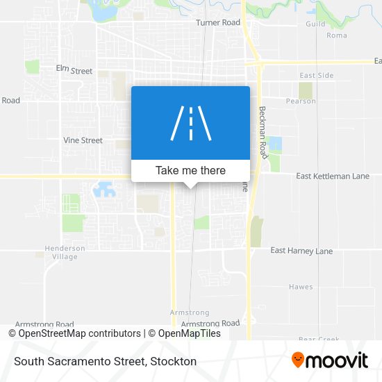 Mapa de South Sacramento Street