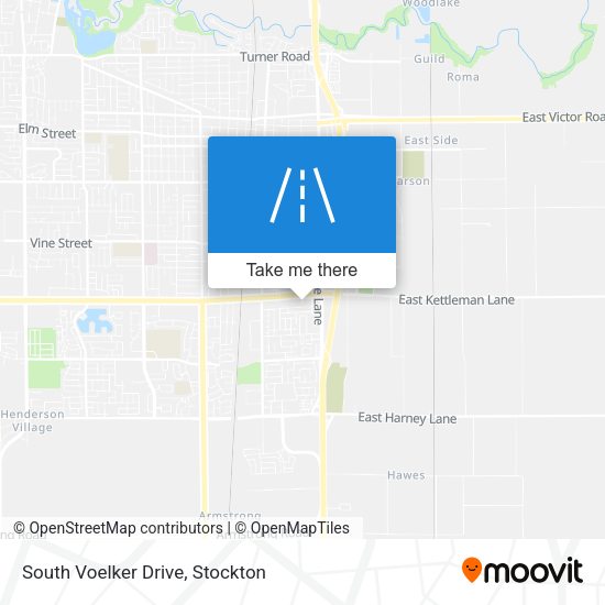 South Voelker Drive map