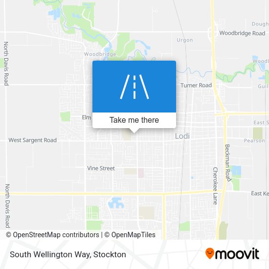 South Wellington Way map