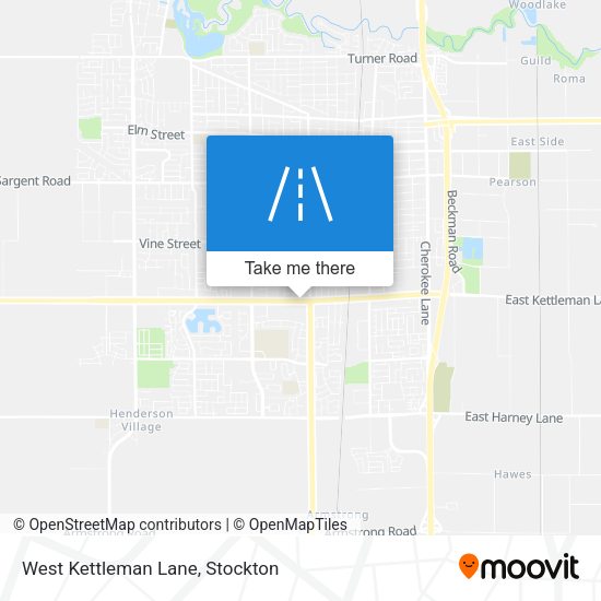 Mapa de West Kettleman Lane