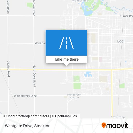 Mapa de Westgate Drive