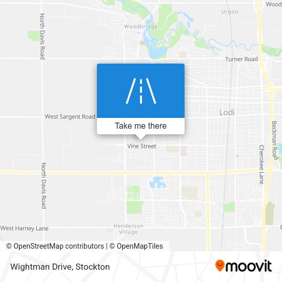 Mapa de Wightman Drive