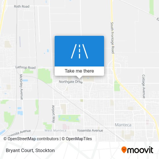 Mapa de Bryant Court
