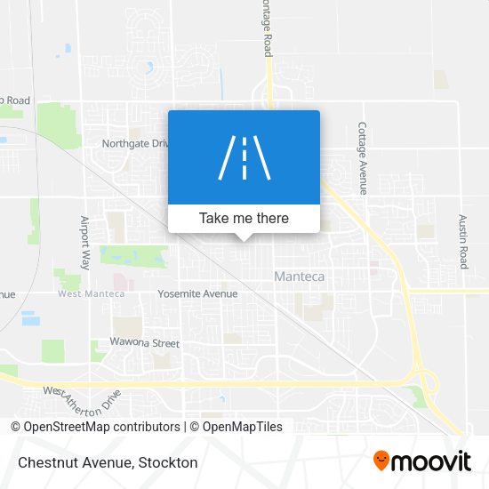 Mapa de Chestnut Avenue