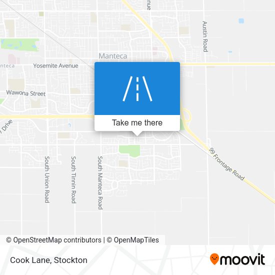 Mapa de Cook Lane
