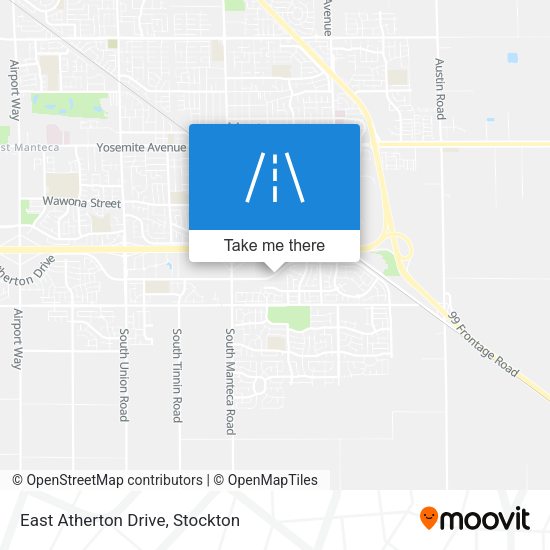 Mapa de East Atherton Drive