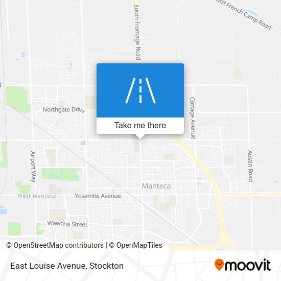 East Louise Avenue map