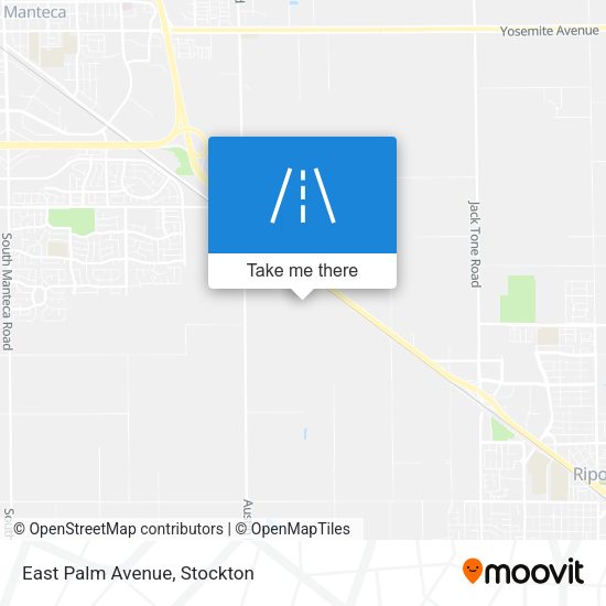 Mapa de East Palm Avenue