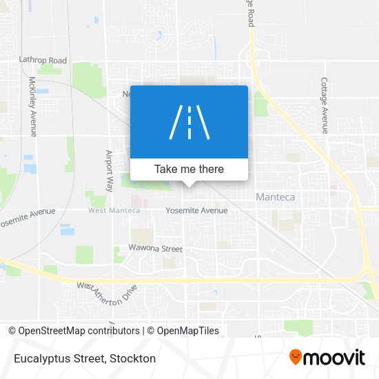 Eucalyptus Street map