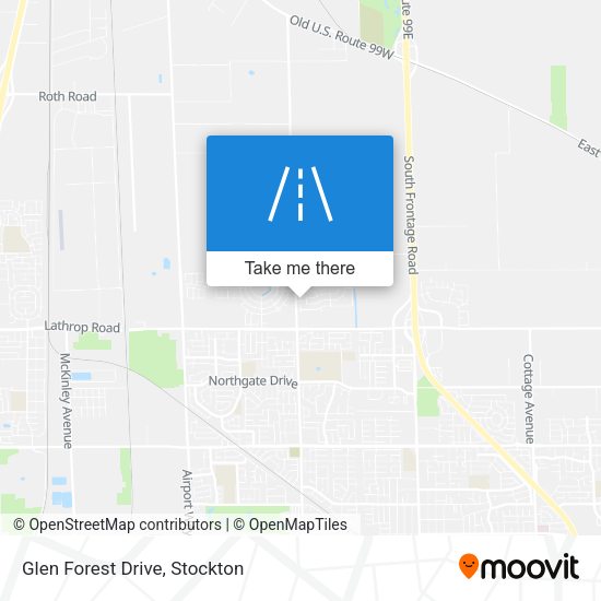 Glen Forest Drive map