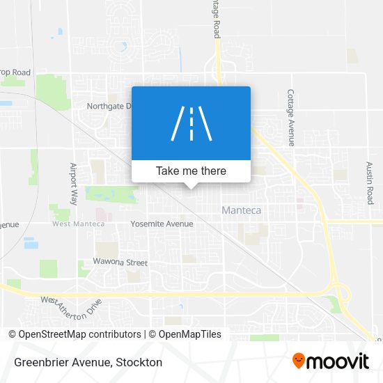 Mapa de Greenbrier Avenue