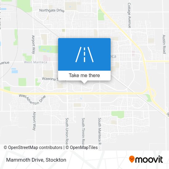 Mapa de Mammoth Drive