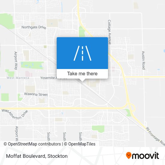 Mapa de Moffat Boulevard