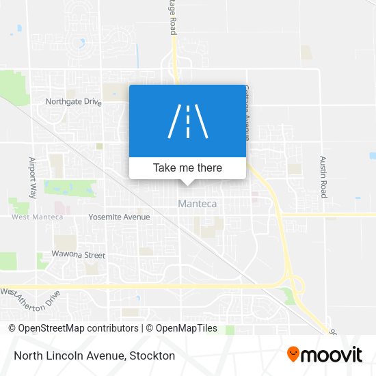 North Lincoln Avenue map