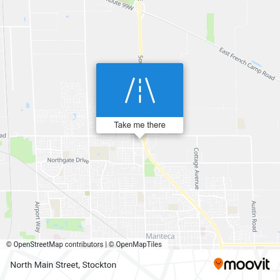 Mapa de North Main Street