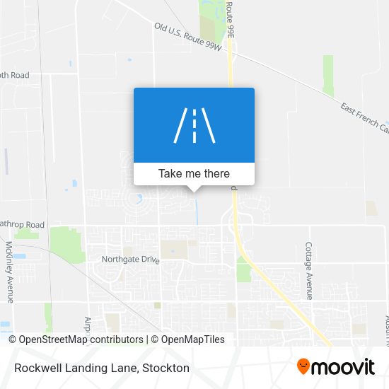 Rockwell Landing Lane map